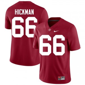 Crimson #66 Baker Hickman Men Embroidery Jersey | Roll Tide Limited High School Football Edition 81484922