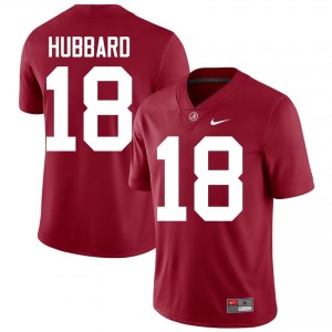 Crimson #18 Bray Hubbard Men Embroidery Jersey | Crimson Tide Gameday College Football Edition 80920396