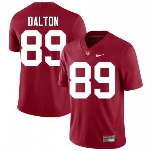 Crimson #89 Brody Dalton Men Embroidery Jersey | Alabama Crimson Tide Premium NCAA Football Edition 32264620