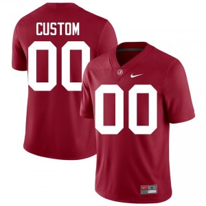 Crimson #00 Custom Men Embroidery Jersey | Alabama Crimson Tide Exclusive College Football Edition 80035906