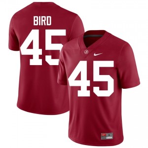 Crimson #45 David Bird Men Embroidery Jersey | Bama Alumni High School Football Edition 49904446