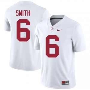 DeVonta Smith #6 White Men Stitched Jersey | Classic Roll Tide Player Football Gear 47225187