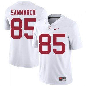 Jack Sammarco #85 White Men Stitched Jersey | Pro-Grade Alabama University Football Gear 24995414