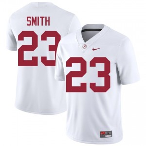 James Smith #23 White Men Stitched Jersey | Classic Roll Tide Player Football Gear 61255438