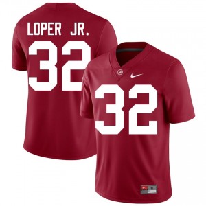Crimson #32 Jay Loper Jr. Men Embroidery Jersey | Alabama Alumni High School Football Edition 72262850
