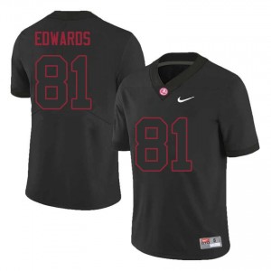 Alabama Crimson Tide Kaleb Edwards #81 Black Men Player Jersey | Fresh Stitch Football Uniform 35327704