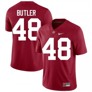Crimson #48 Prince Butler Men Embroidery Jersey | Alabama Crimson Tide Licensed Player Football Edition 87124482