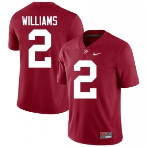 Crimson #2 Ryan Williams Men Embroidery Jersey | Roll Tide Limited High School Football Edition 74919545