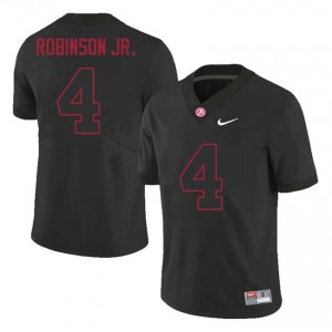 Roll Tide Brian Robinson Jr. #4 Black Men College Jersey | Genuine Swen Football Uniform 20809511