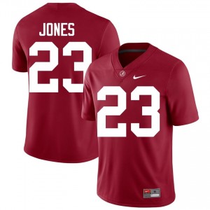 Crimson #23 Cayden Jones Men Embroidery Jersey | Roll Tide Classic Player Football Edition 95749054