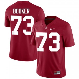Crimson #73 Chris Booker Men Embroidery Jersey | Alabama Alumni High School Football Edition 22496902