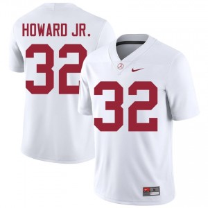 Corey Howard Jr. #32 White Men Stitched Jersey | Limited Roll Tide High School Football Gear 41767928