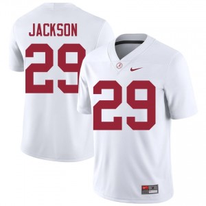 Jaron Jackson #29 White Men Stitched Jersey | Iconic Roll Tide College Football Gear 85953253