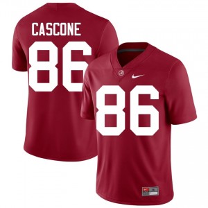 Crimson #86 Jude Cascone Men Embroidery Jersey | Alabama Exclusive College Football Edition 88614144