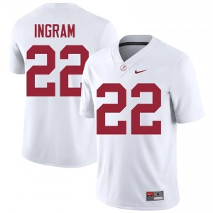 Mark Ingram #22 White Men Stitched Jersey | Exclusive Alabama College Football Gear 44338303