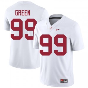 Terrance Green #99 White Men Stitched Jersey | Alumni Bama High School Football Gear 11882365