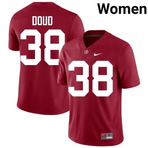 Crimson #38 Blake Doud Women Embroidery Jersey | Roll Tide Limited High School Football Edition 63290755