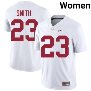 James Smith #23 White Women Stitched Jersey | Iconic Alabama College Football Gear 98521803