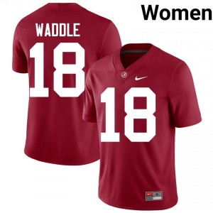 Crimson #18 Mack Sutter Women Embroidery Jersey | Bama Alumni High School Football Edition 31758265