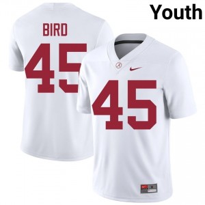 David Bird #45 White Youth Stitched Jersey | Exclusive Alabama College Football Gear 74546226