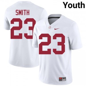 James Smith #23 White Youth Stitched Jersey | Officially Licensed Alabama High School Football Gear 65233476