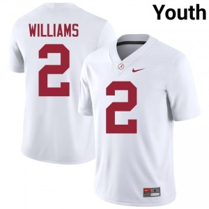 Ryan Williams #2 White Youth Stitched Jersey | Iconic Bama College Football Gear 12136620